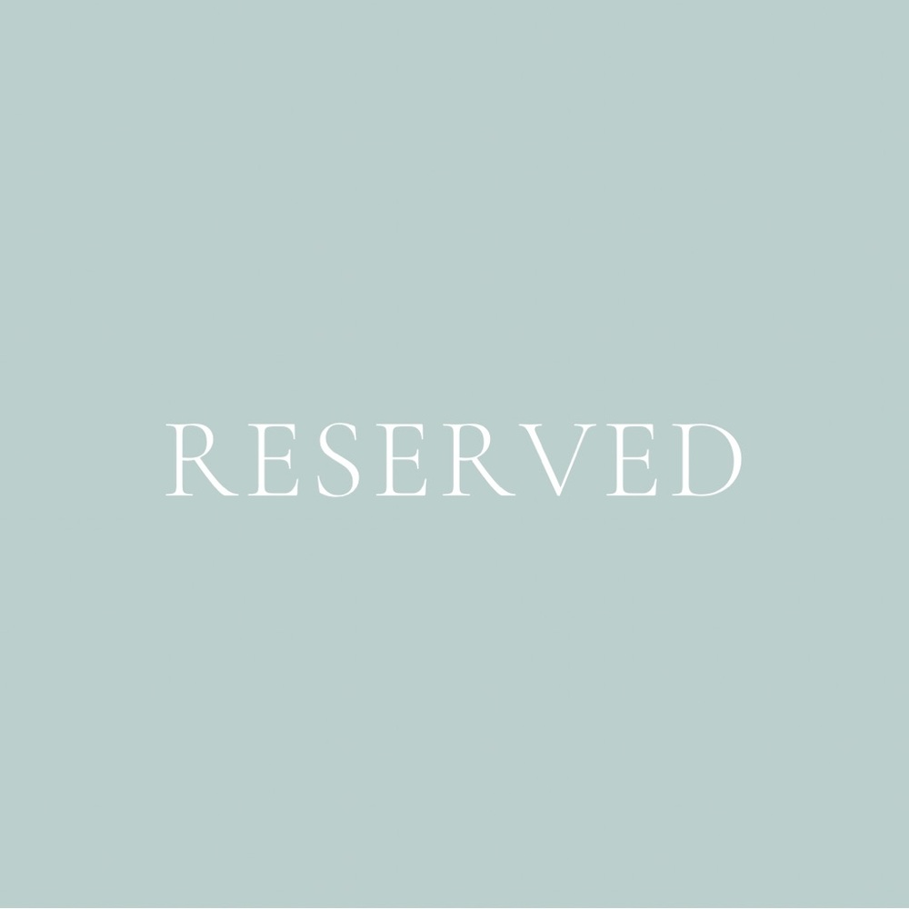 Reserved Sign Decor